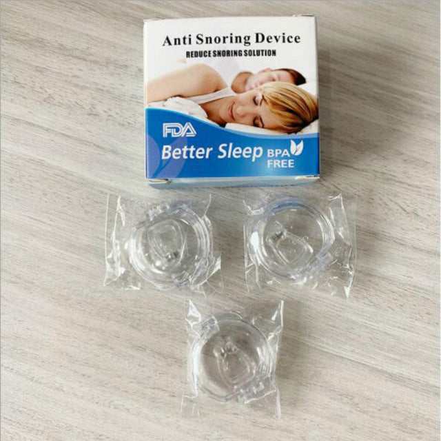 1 STÜCK Silikon Nasenklammer Magnetischer Anti Schnarchstopper Schnarchen Silent Sleep Aid Device Guard Night Anti Snoring Device Health Care