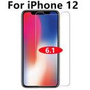 Tempered Glass For iPhone X XS MAX XR 4 4s 5 5s SE 5c Screen Protective Film For iPhone 6 6s 7 8 Plus X 11 12Pro Glass Protector