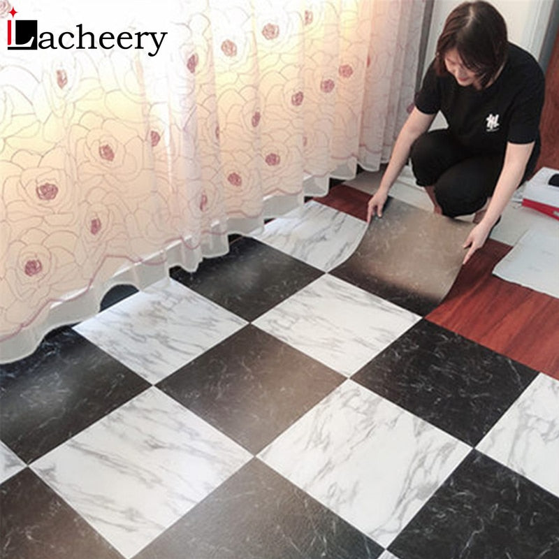 Pegatinas de suelo impermeables, papel tapiz de mármol autoadhesivo, pegatina de pared de cocina, decoración de papel de contacto con el suelo de la pared de renovación de la casa