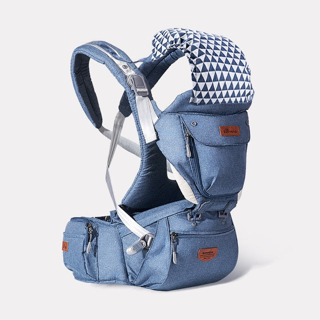 Portabebés ergonómico Sunveno, portabebés canguro para niños, herramienta de asiento de cadera, portabebés, mochilas envolventes, equipo de actividades de viaje para bebés