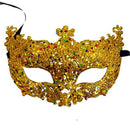 New Fashion Luxury Venetian Masquerade Mask Women Girls Sexy Fox Eye Mask For Fancy Dress Christmas Halloween Party