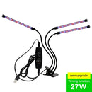 Full Spectrum Phytolamps DC5V USB LED Grow Light with Timer 15W 30W 45W 60W Desktop Clip Phyto Lamps for Plants Flowers Grow Box