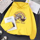 Support Your Local Street Cats Print Frauen Hoodie Cartoons Crewneck Kleidung Vintage Loose Sweatshirt Street Hip Hop Hoody Womens