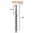 Compression milling cutter woodwork DOWN Cut Two Flutes Spiral Carbide Milling Tool CNC Router Wood End Mill Cutter Bits