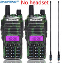 2Pcs Baofeng UV-82 5W Portable UV82 UV-5R  Walkie Talkie Dual Band 2 PTT VHF UHF UV 82 Ham Amateur Radio Transceiver