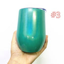 rainbow Egg Beer Cup 9oz Wine Cup Stainless Steel Vacuum Coffee Tumbler Mug Termos Tumbler Thermos