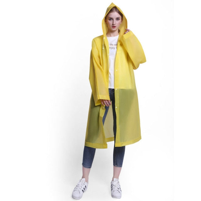 Fashion Logo Regenmantel Damen Regenbekleidung Herren Reflektierender Regenmantel Undurchlässiger Poncho Japan Wasserdichter Regenschutz mit Kapuze