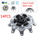 14pcs Golf shoes soft Spikes Pins 1/4 Turn Fast Twist Shoe Spikes Replacement Set golf training aids