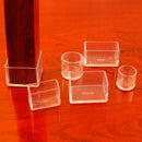 Nuevos gorros de goma para patas de silla, antideslizantes, cuadrados, para pies de mesa, cubierta antipolvo, calcetines, almohadillas protectoras para suelo, tapones para tuberías, pies para muebles