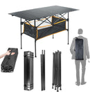 Outdoor Folding Table Aluminium Alloy Camping Travel Hiking Table BBQ Picnic Party Desk Garden Folding Tables Desk