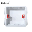 Montageauskleidungsbox für 86 * 86 mm Wandschalter und Steckdose Wallpad Cassette Universal White Wall Back Junction Box