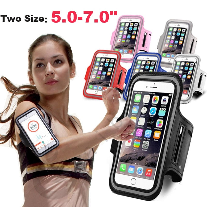 5 - 7 Zoll Outdoor Sports Handyhalter Armband Hülle für Samsung Gym Running Handytasche Arm Band Hülle für iPhone 12 Pro Max 11 x 7+