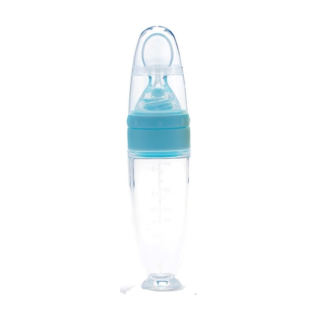 Silikon-Baby-Fütterungslöffel Silikon-Nahrungsergänzungsmittel Kinder-Reispastenflasche