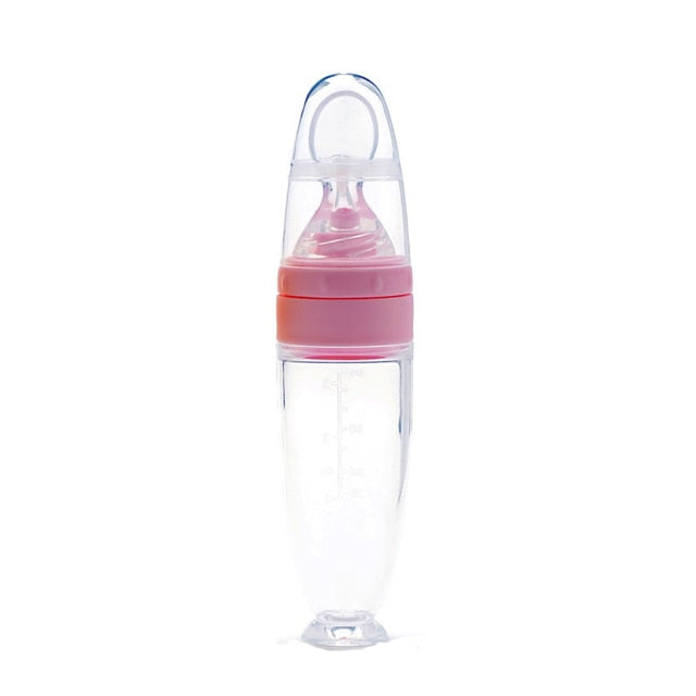 Silicone Baby's Feeding Spoon Silicone Food Supplement Children's Rice Paste Bottle