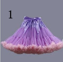 2018 Hot Sale Colorful Tulle Girls Petticoat Underskirt Lolita Faldas Tulle Skirt  EE807