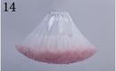 2018 Hot Sale Colorful Tulle Girls Petticoat Underskirt Lolita Faldas Tulle Skirt  EE807