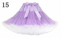 2018 Hot Sale Colorful Tulle Girls Petticoat Underskirt Lolita Faldas Tulle Skirt  EE807