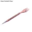 Maza/Retro/forma giratoria de aluminio para fumar Hookah Sheesha tenedor Chicha Narguile Cachimba Nargile accesorios Drop Shipping