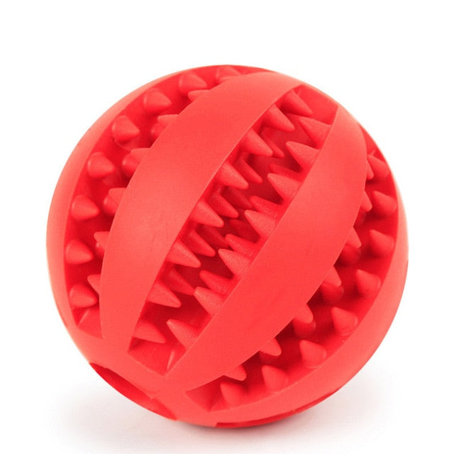 Spielzeug für Hunde Gummi-Hundeball für Welpen Lustiges Hundespielzeug für Haustier-Welpen Große Hunde Zahnreinigungs-Snack-Ball-Spielzeug für Haustierprodukte