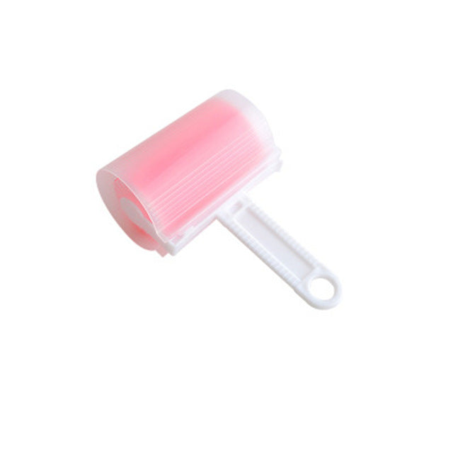 High quality New Washable Reusable Clothes Hair Pet Hair Sticky Roller Household Cleaning Portable Hair Remover Roller-Brush