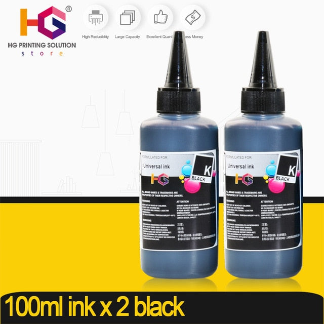 HG Refill Ink Kit für Epson für Canon für HP für Brother Drucker CISS Tinte und nachfüllbare Farbstofftinte für Drucker