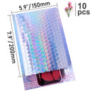 10 Stück 15 x 20 + 4 cm Roségold-Blasenumschlag/Roségoldfolien-Blasen-Mailer für Geschenkverpackungen und Hochzeitsbevorzugungsbeutel und Versandumschläge