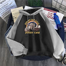Support Your Local Street Cats Print Frauen Hoodie Cartoons Crewneck Kleidung Vintage Loose Sweatshirt Street Hip Hop Hoody Womens