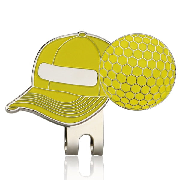 Golfballmarkierung mit magnetischem Hutclip One Putt Golf Putting Alignment Aiming Ball Marker Drop Ship