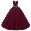 Imagen Real hermosos vestidos De quinceañera 2020 cuentas De cristal Vestido De baile De debutante vestidos De graduación Vestido De Quince Robe De Soiree