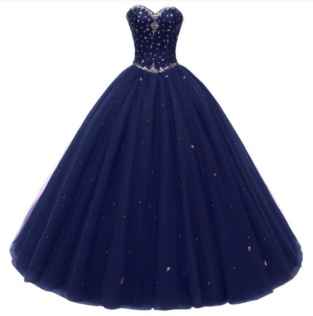Real Picture Gorgeous Quinceanera Dresses 2020 Crystal Beads Debutante Ball Gown Prom Dresses Vestido De Quince Robe De Soiree