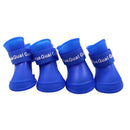 Pet Dog Rainshoes Waterproof Silicone Dog Shoes Anti-skid Boots For Small Medium Large Dogs Cats Rainy Days Appear Pet Supplies