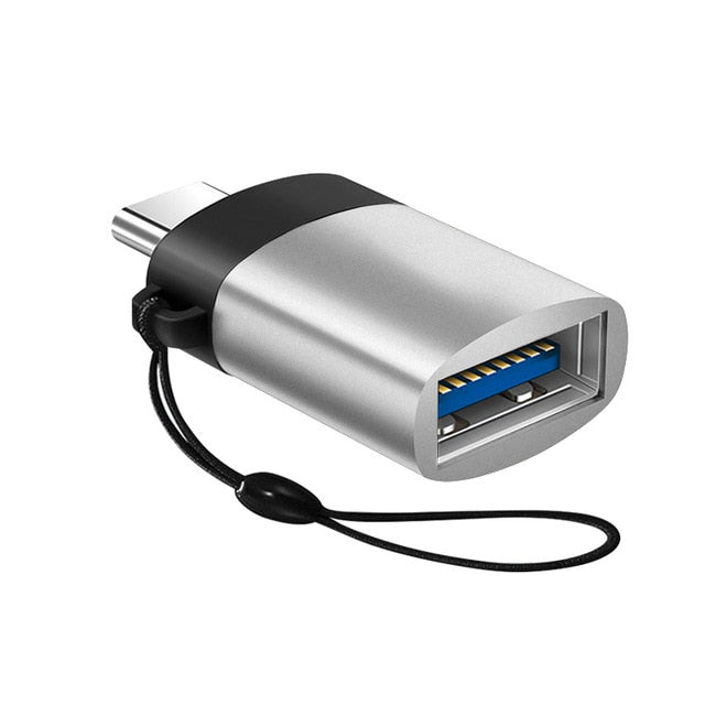 ANMONE USB C OTG adaptador rápido USB 3,0 a tipo C adaptador para MacbookPro Xiaomi Huawei Mini USB adaptador tipo C OTG Cable convertidor