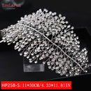 YouLaPan HP240 Silver Diamonds Bridal Crown Wedding Hair Accessories Bridal Headwear Rhinestone Headband for Women Headpiece