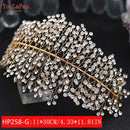 YouLaPan HP240 Silver Diamonds Bridal Crown Wedding Hair Accessories Bridal Headwear Rhinestone Headband for Women Headpiece