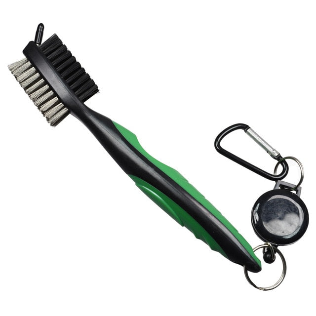 Golf Club Brush Golf Pole Putter Double Sided Groove Cleaner Cleaning Brushes for Outdoor Exercise Sport Decoration