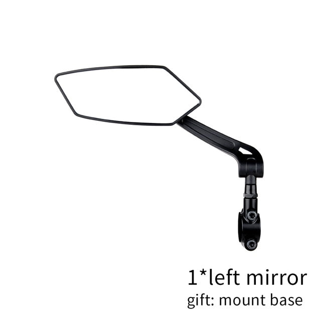 EasyDo Bicycle Rear View Mirror Bike Cycling Wide Range Back Sight Reflector Adjustable Left Right Mirror