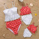 Fashion Mommy And Me Clothes Family Swimwear For Mother Daughter Swimsuit Matching Bikini Women Girls Clothes