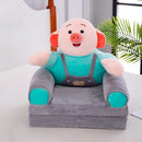 5%Disassembled Washed Kids Sofa Fashion Children Sofa Folding Cartoon Cute Baby Mini Sofa Kindergarten Baby Seat Sofa