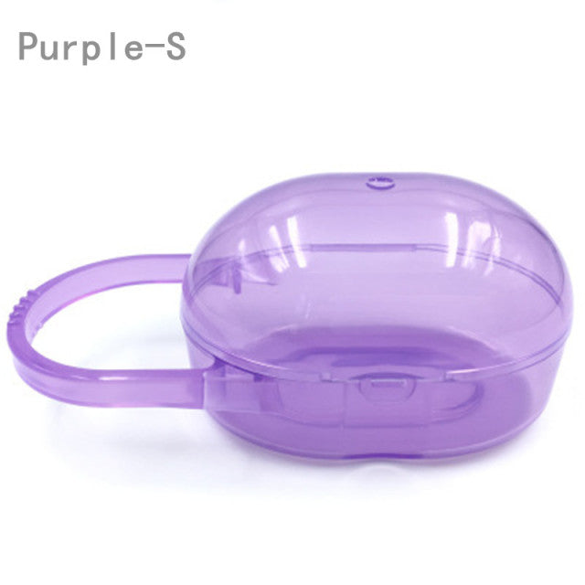 Size S Baby Solid Pacifier Box Soother Container Holder Pacifier Box Travel Storage Case Safe Holder Pacifier PP Plastic Box
