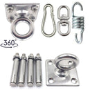 Soporte de hamaca Gancho de suspensión Colgador de columpio sexual Hebilla Kit de montaje en techo Accesorios para silla colgante Gimnasio Fitness Yoga aéreo