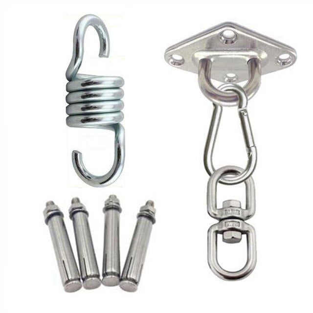 Hammock Bracket Suspension Hook Sex Swing Hanger Buckle Ceiling Mount Kit Accessories For Hanging Chair Gym Fitness Aerial Yoga