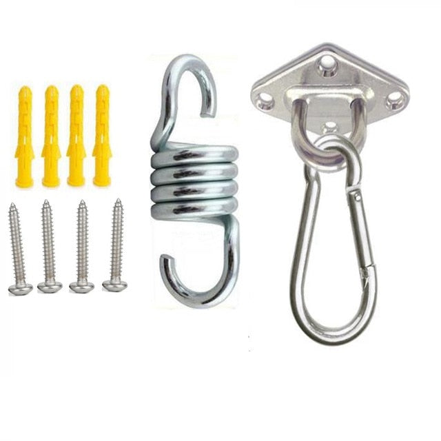 Hammock Bracket Suspension Hook Sex Swing Hanger Buckle Ceiling Mount Kit Accessories For Hanging Chair Gym Fitness Aerial Yoga