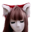 Lovely Furry Animal Beast Ears Hair Clip Anime Lolita Wolf Cat Cosplay Hairpins X7YA