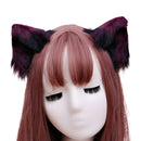 Lovely Furry Animal Beast Ears Hair Clip Anime Lolita Wolf Cat Cosplay Hairpins X7YA