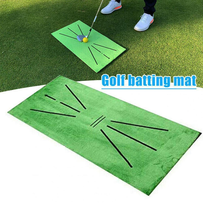 Outdoor Golf Training Swing Detection Mat Batting Golfer Garden Grassland Practice Training Equipment Mesh Aid Cushion Golf Tool