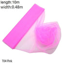 5/10 m Tüll-Hochzeits-Organza-Rolle, transparenter Kristall-Organza-Stoff für Hochzeitsdekoration, Mariage-Garn, Geburtstag, Event, Partyzubehör