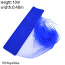 5/10 m Tüll-Hochzeits-Organza-Rolle, transparenter Kristall-Organza-Stoff für Hochzeitsdekoration, Mariage-Garn, Geburtstag, Event, Partyzubehör