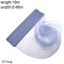 5/10 m Tüll-Hochzeits-Organza-Rolle, transparenter Kristall-Organza-Stoff für Hochzeitsdekoration, Mariage-Garn, Geburtstag, Event, Partyzubehör