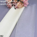 5/10 m Tüll-Hochzeits-Organza-Rolle, transparenter Kristall-Organza-Stoff für Hochzeitsdekoration, Mariage-Garn, Geburtstag, Event, Partyzubehör