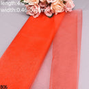 5/10 m Tüll-Hochzeits-Organza-Rolle, transparenter Kristall-Organza-Stoff für Hochzeitsdekoration, Mariage-Garn, Geburtstag, Event, Partyzubehör